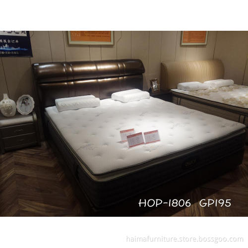 High quality leather soft bed